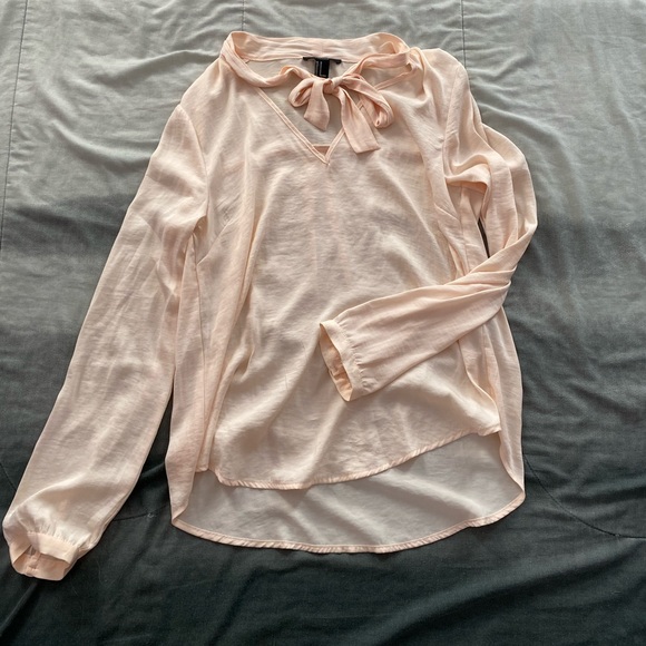 Forever 21 Tops - Tie Neck Blouse